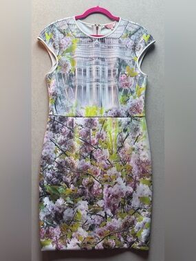 Ted Baker Pancha Window Blossom Fitted Dress